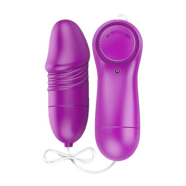 Laary Multi-Speed Vibrating Egg with Remote Control Purple - Image 2