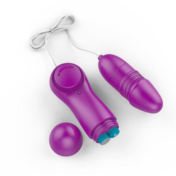 Laary Multi-Speed Vibrating Egg with Remote Control Purple - Image 4