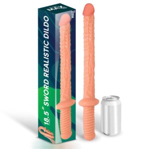 Blade Realistic Dildo Sword 18.5 Flesh