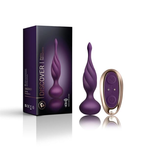 Butt Plug with Remote Control Petite Sensations Discover Purple - Image 4