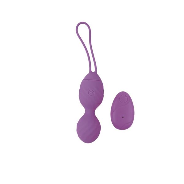 Vibrating Egg Remote Control Ridged USB Silicone 7.4 - Image 2