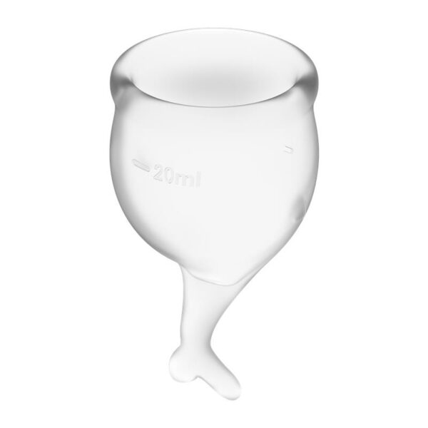Feel Secure Menstrual Cup Transparent Pack of 2 - Image 2