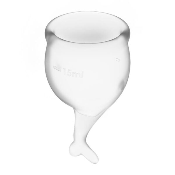 Feel Secure Menstrual Cup Transparent Pack of 2 - Image 3