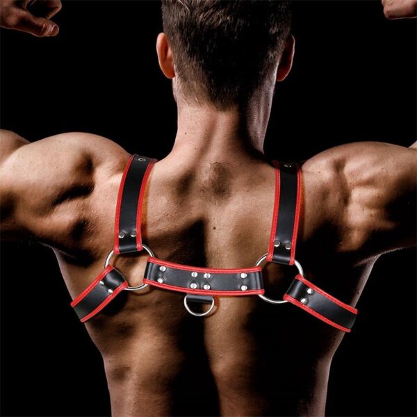 Odiseo Chest Bondage Harness for Men Vegan Leather - Image 2