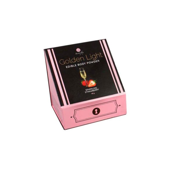 100% Edible Powder Kit and Feather Tickler Sparkling Strawberry - Image 4
