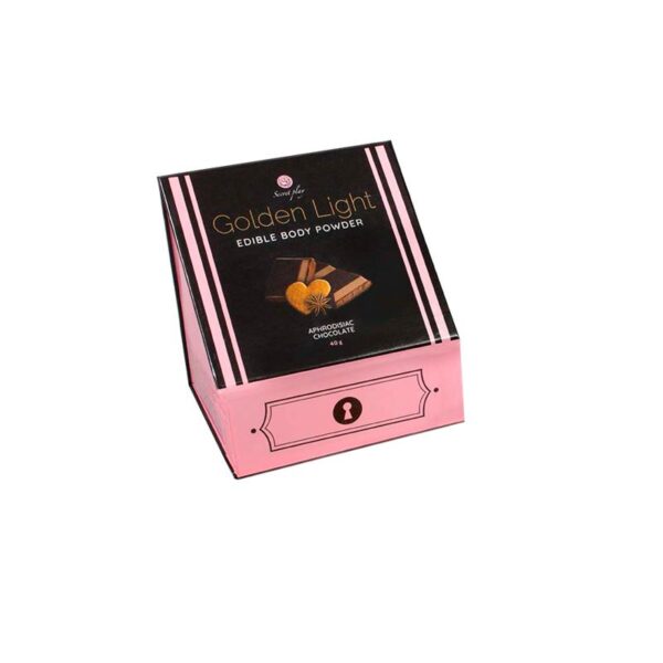 100% Edible Powder Kit and Feather Tickler Chocolate, Cinnamon and Ginger Flavor - Image 4