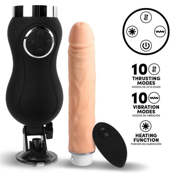 Sex Machine Vibration, Thrusting and Heat Remote Control USB - Image 2