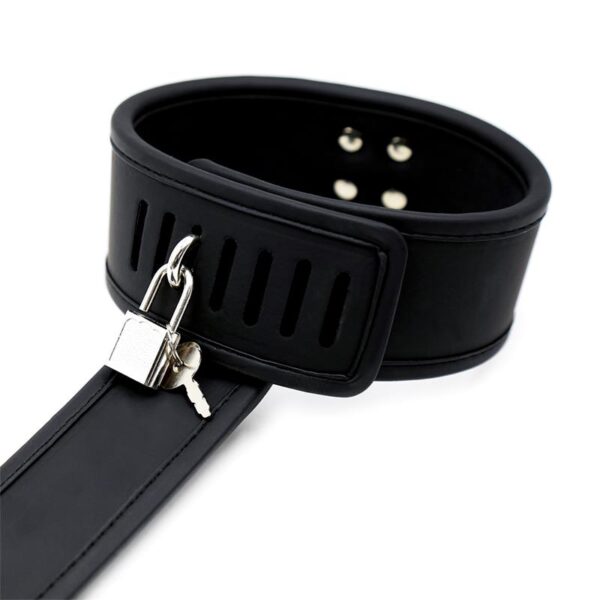 Collar with Handcuffs Set Vegan Leather - Image 6