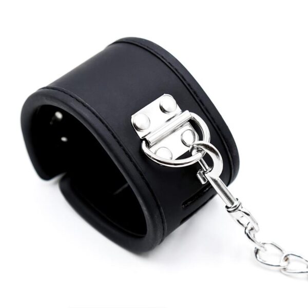 Collar with Handcuffs Set Vegan Leather - Image 8