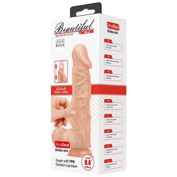 Realistic Dildo with Suction cup Buraq 9.4 - Image 9