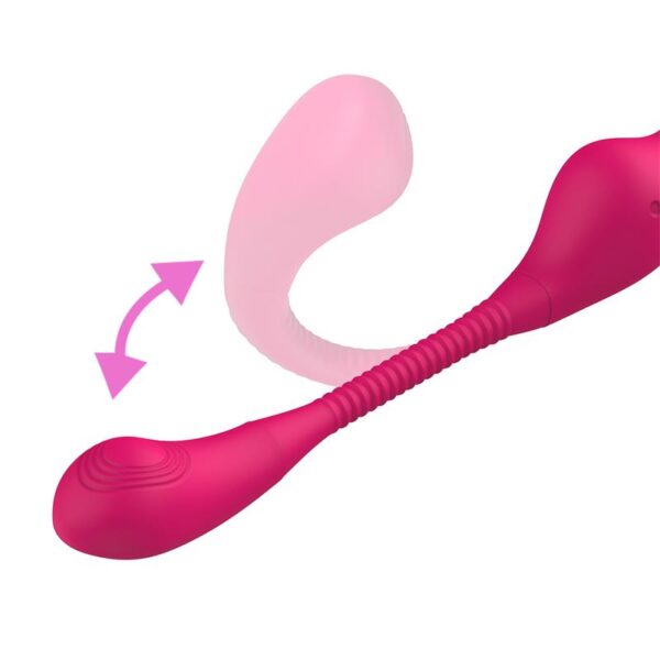 No. TwentyThree Double Vibe Pulsation and Thrusting Flexible 180º - Image 4