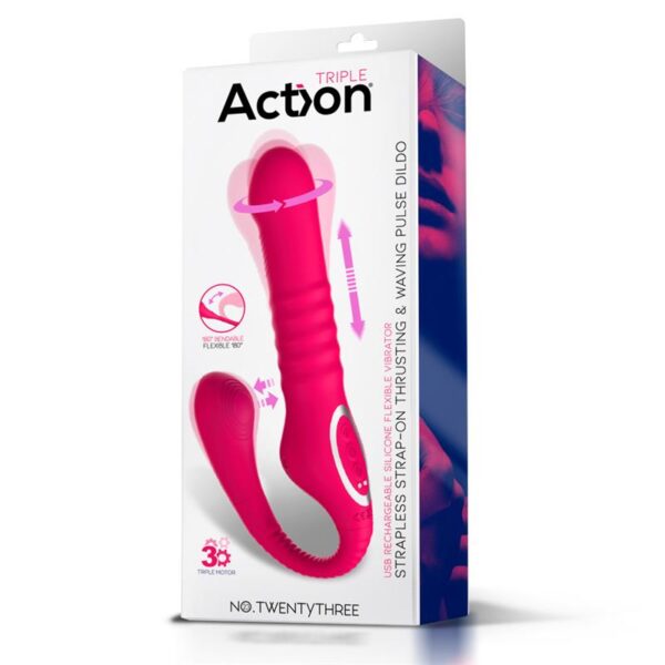 No. TwentyThree Double Vibe Pulsation and Thrusting Flexible 180º - Image 8
