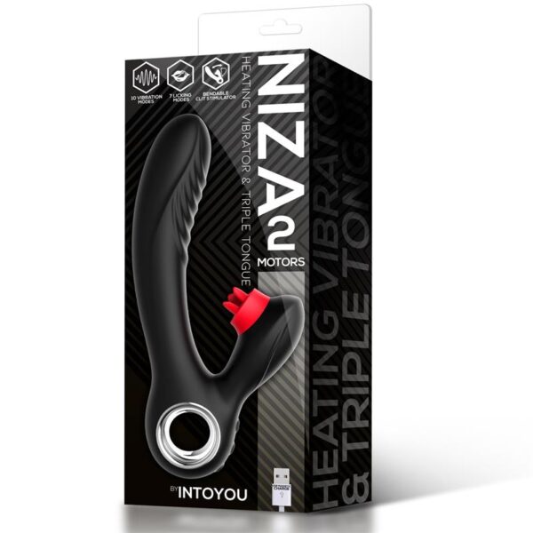Niza Vibe with Heating and Clitoris Triple Tongue - Image 7