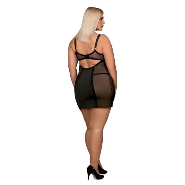 Amallie Teddy With Sexy Thong - Black L/XL - Image 4
