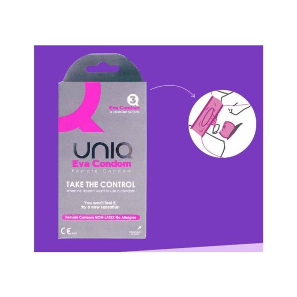 Eva Female Condoms No Latex 3 pcs - Image 2