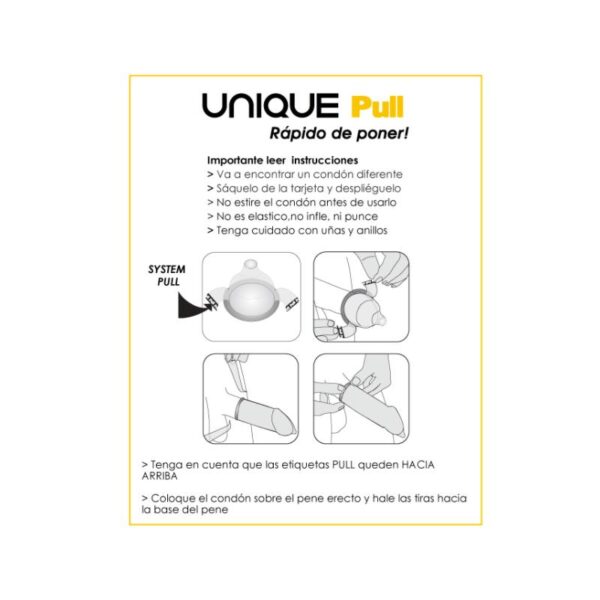 Pull Condoms with Straps No Latex 3 pcs - Image 2
