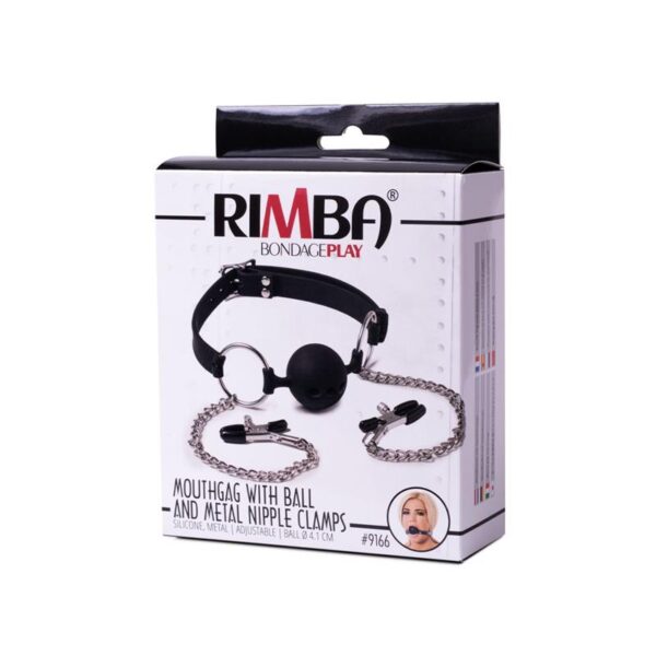 Breathable Mouthgag and Nipple Clamps - Image 2