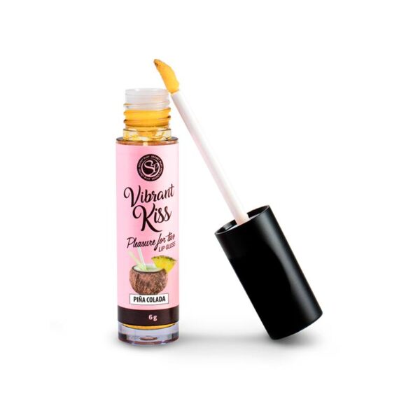 Lip Gloss Vibrant Kiss Piña Colada Flavor - Image 2