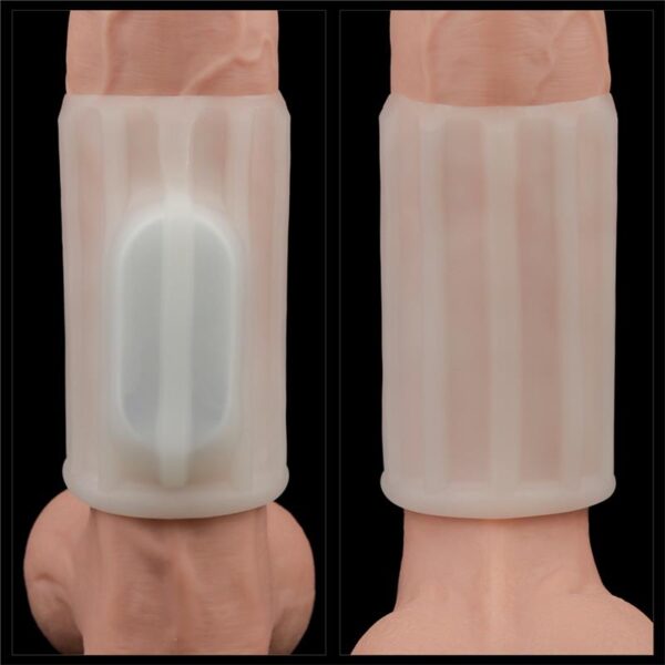 Vibrating Penis Sleeve Ridge Knights - Image 6