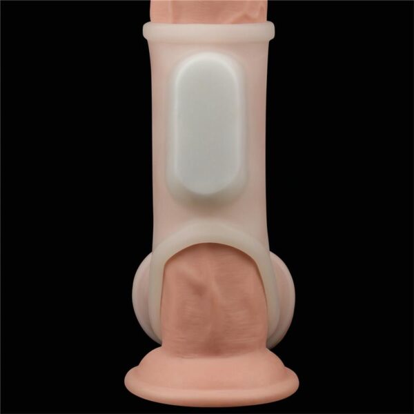 Penis and Testicles Sleeve with Vibration Silk Knights - Image 4