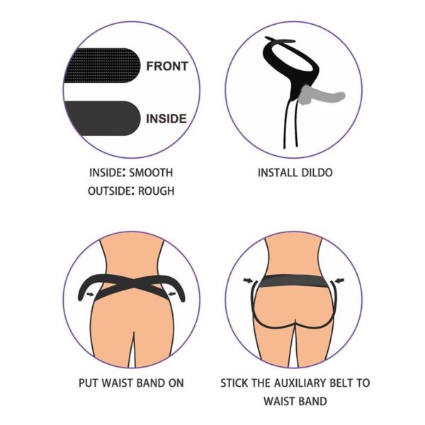 Adjustable Strap On with Dildo 7.5 - Image 16