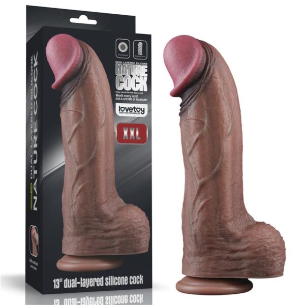 Dual Layered Dildo 13 Cock XXL - Image 11