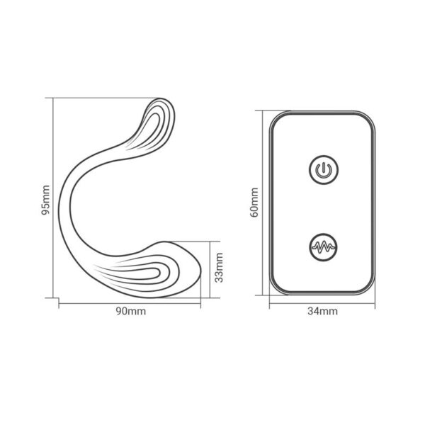 Nami Vibrating Egg Remote Control Unibody - Image 5