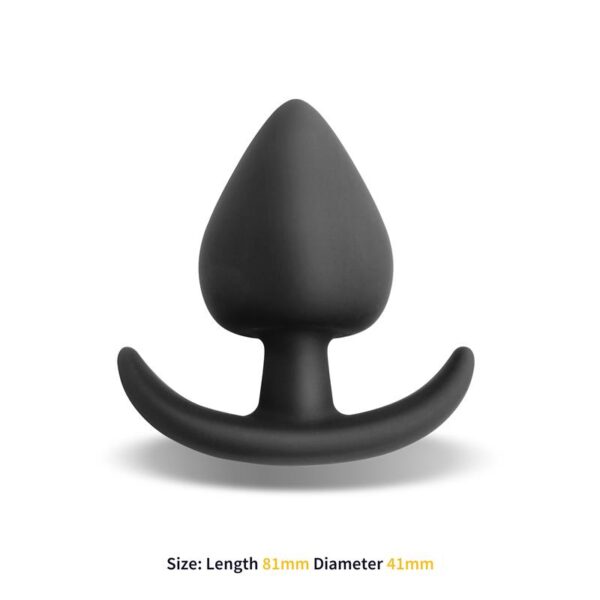 Shion Butt Plug Silicone 8.1 cm x 4.1 cm - Image 2