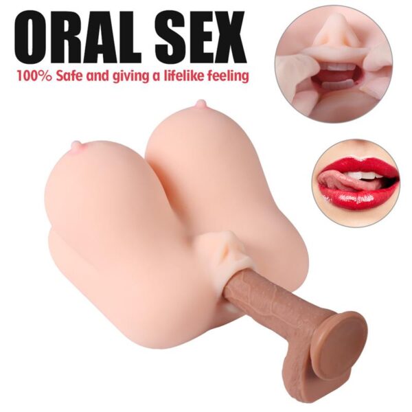 Jalome Masturbator 3 in 1 Vagina, Mouth and Breast - Image 5