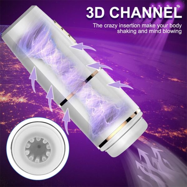 Kimi Male Masturbator with Telescoping and Rotation Functions - Image 5