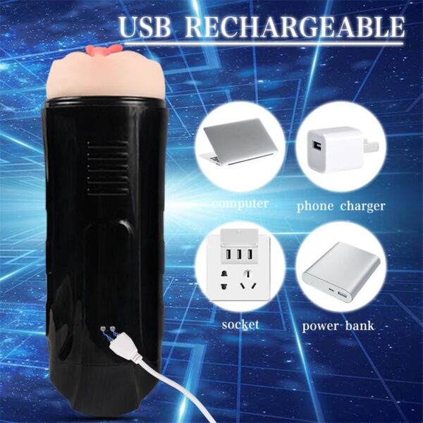 Truda Automatic Male Masturbator Vibration and Suction Vagina - Image 11