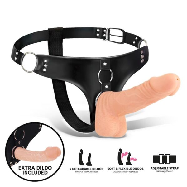 Sparo Detachable Strap-On with 2 Dildo Realistic - Image 2