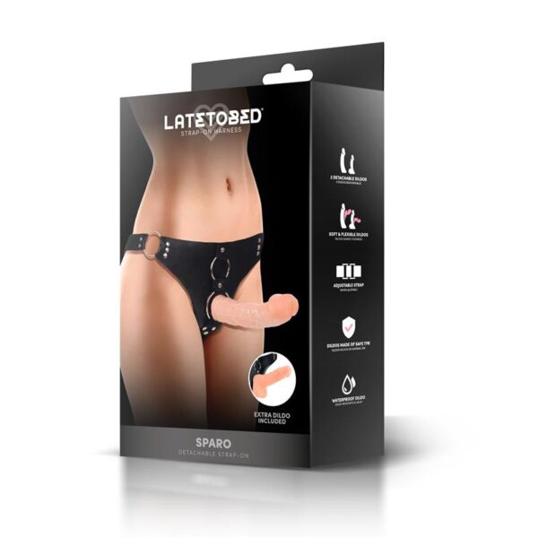 Sparo Detachable Strap-On with 2 Dildo Realistic - Image 6