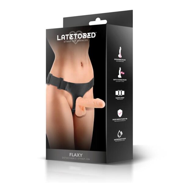 Flaxy Strap-On Harness with Detachable and Flexible Dildo - Image 6