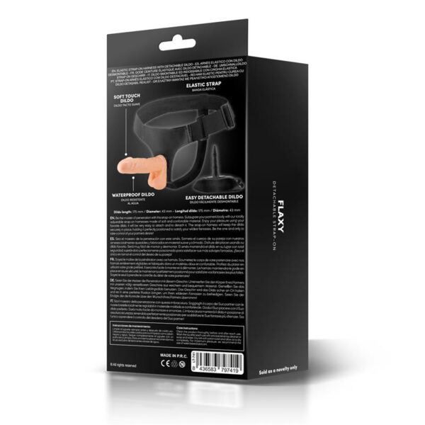 Flaxy Strap-On Harness with Detachable and Flexible Dildo - Image 7