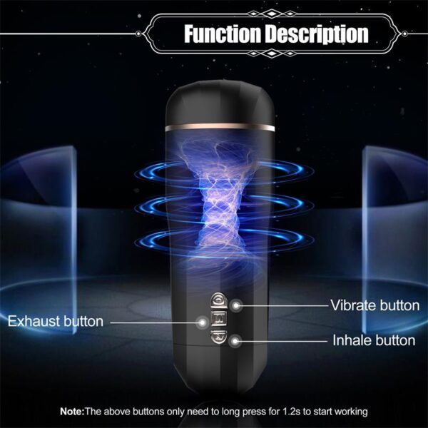 Snow Automatic Male Masturbator Vibration and Suction - Image 6