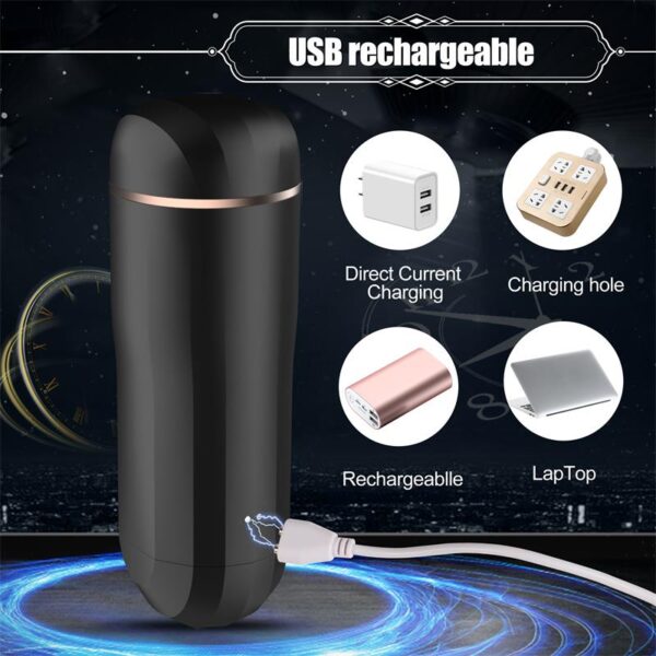 Snow Automatic Male Masturbator Vibration and Suction - Image 10
