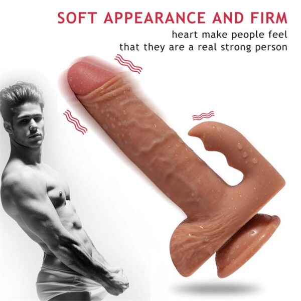Austin Dildo with 10 Modes of Vibration and Clitoris Stimulator - Image 3