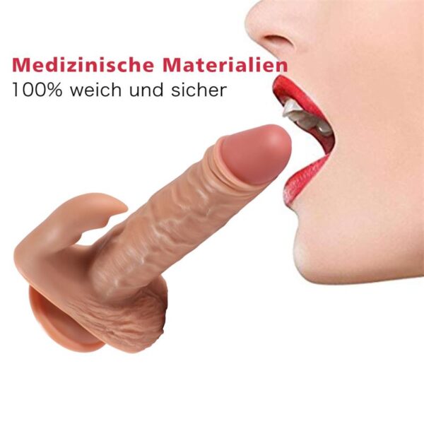 Austin Dildo with 10 Modes of Vibration and Clitoris Stimulator - Image 4
