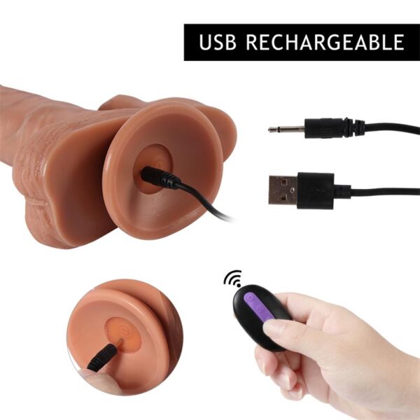Brody Dildo with 20 Modes of Vibration and Clitoris Stimulator - Image 9