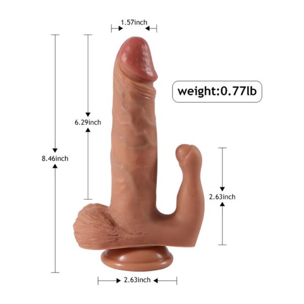 Brody Dildo with 20 Modes of Vibration and Clitoris Stimulator - Image 10