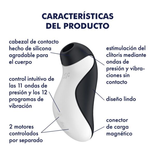 Orca Clítoris Sucker Double Air Pulse - Image 7