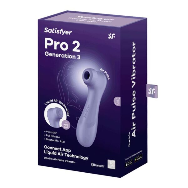 Pro 2 Genera 3 Liquid Air Technology Suction and Vibration APP Connect Lilac - Image 6