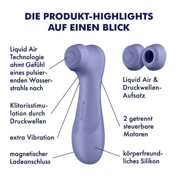 Pro 2 Gen 3 Liquid Air Technology Suction and Vibration Lilac - Image 6