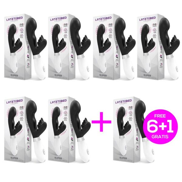 Pack 6+1 Sliper Vibe with Rabbit Silicone
