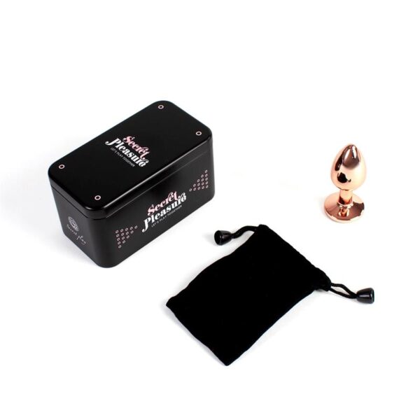 Rose Gold  Metal Butt Plug Size S - Image 4