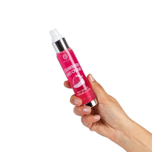 Secret Play Hot Effect Strawberry with Cream Lubricant 50 ml - Image 2