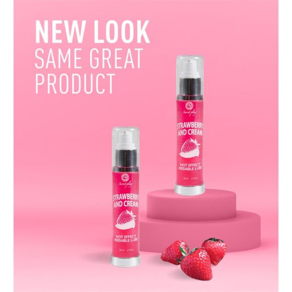 Secret Play Hot Effect Strawberry with Cream Lubricant 50 ml - Image 5