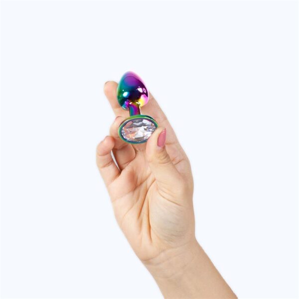 Rainbow Metal Butt Plug Size S - Image 2