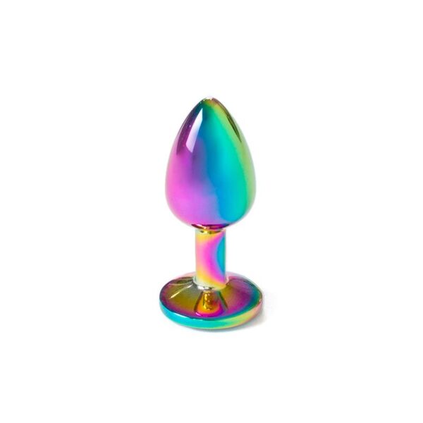 Rainbow Metal Butt Plug Size S - Image 3